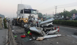 Container tông ôtô, 5 người chết: Gia hạn điều tra vụ tai nạn