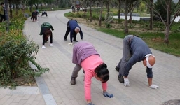 Trung Quốc: Trào lưu kỳ lạ, tập thể dục bằng phương pháp… bò 