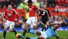 Cầm hòa MU, Man City trở lại ngôi vị số 1 