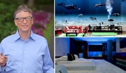 Ảnh hiếm trong siêu biệt thự của Bill Gates
