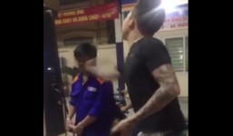 Vụ nhân viên cây xăng bị tát: Người bạt tai sẵn sàng đối chất