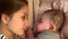 Facebook sao Việt: Khánh Thi tâm sự với con trai đầy tình cảm