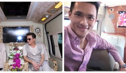 Xế sang như phòng khách sạn của Mr Đàm, Thủy Tiên Công Vinh