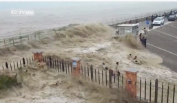 Video:Ngắm thủy triều lạ, hàng chục du khách bị cuốn trôi 