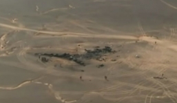 Video: Hiện trường thảm khốc máy bay Nga nhìn từ trên cao