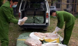 450kg nầm lợn hôi thối từ Trung Quốc tuồn vào Việt Nam 