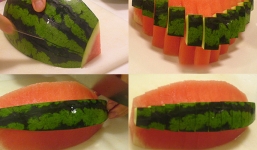 Cách bổ dưa hấu cực nhanh, gọn và đẹp mắt