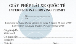Hôm nay bắt đầu cấp giấy phép lái xe quốc tế