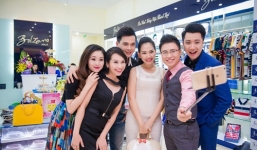 Lê Anh hào hứng hội ngộ dàn MC Hà Nội tại sự kiện