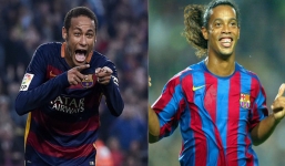 Video: Neymar tái hiện pha làm bàn cực đỉnh của Ronaldinho ở Nou Camp