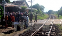 Tai nạn đường sắt, cụ bà 81 tuổi tử vong tại chỗ