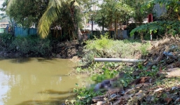 Phát hiện xác người đàn ông trên sông Kỳ Cùng