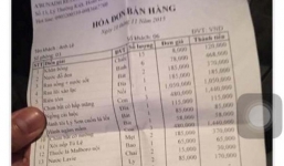 Khách 'kêu trời' khi bị tính gần 8 triệu/bữa ăn ở nhà hàng