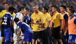 HLV Kiatisuk suýt choảng nhau với đội trưởng ĐT Đài Loan