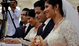 Đám cưới độc đáo của hai cặp song sinh