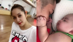 Facebook sao Việt:  Khánh Thi khoe con trai bụ bẫm, đáng yêu