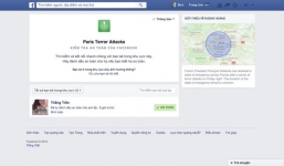 Facebook giúp tìm người an toàn sau vụ khủng bố ở Paris