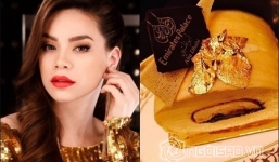 Dân mạng 'bóc mẽ' chiếc bánh dát vàng Hồ Ngọc Hà khoe tại Dubai