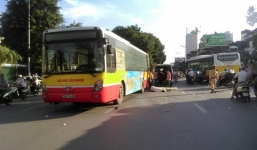 Tai nạn giao thông: Nam thanh niên bị xe buýt cán tử vong