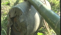 Phát hiện quả bom chưa phát nổ nặng 500kg ở Nghệ An