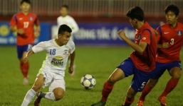  U21 HAGL 0-1 U19 Hàn Quốc: Nhà ĐKVĐ gặp khó