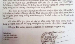 Cấm giáo viên like, bình luận trên Facebook