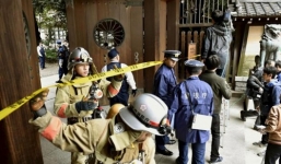 Nổ tại đền thờ 'tội phạm chiến tranh' Yasukuni Nhật Bản