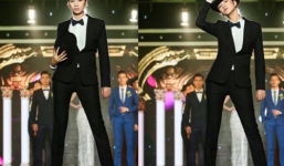 'Bà trùm chân dài' Hạ Vy bất ngờ đi diễn sau hơn 1 tuần sinh con