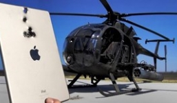 Video trực thăng nã đạn tàn bạo iPad Air 2