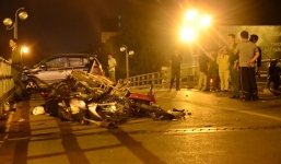 Thông tin mới về sức khỏe tài xế taxi nhảy cầu sau khi gây tai nạn liên hoàn