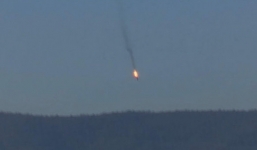 Video: Trực thăng Nga nổ tung khi trúng tên lửa phiến quân Syria