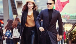 Ngọc Trinh 'hẹn hò' ông bầu Khắc Tiệp tại Hàn Quốc