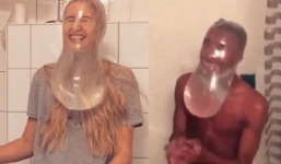 Dân mạng thi nhau 'bịt mặt' bằng... bao cao su