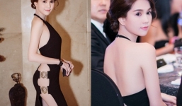 Ngọc Trinh gợi cảm táo bạo trên thảm đỏ Hàn Quốc