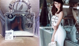 Facebook sao Việt: Ngọc Trinh khoe túi hàng hiệu sau khi nhận giải thưởng