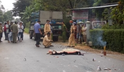 Tai nạn giao thông, nam thanh niên chết thảm dưới bánh xe tải