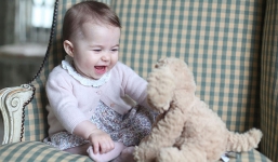 Tiểu công chúa nước Anh tái xuất dễ thương sau 6 tháng