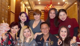 Bằng Kiều vui vẻ cùng tình mới và vợ cũ tại sự kiện