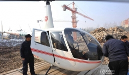 Dùng trực thăng đưa khách VIP đi xem nhà