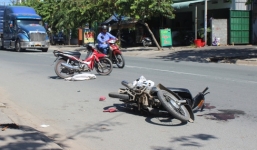 Tai nạn giao thông, người phụ nữ bị xe tải cán nát tay, chân