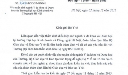 Kiểm tra lại điều kiện mở ngành Y, Dược ở ĐH Kinh doanh và Công nghệ