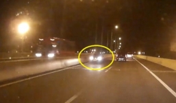 Truy tìm xe ô tô chạy ngược chiều trên cao tốc Long Thành