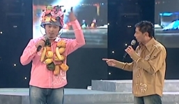 Tiết mục trình diễn thời trang thảm họa của Vân Sơn và Bảo Liêm