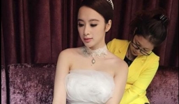 Facebook sao Việt: Angela Phương Trinh bất ngờ mặc váy cưới