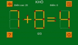 Những bài toán di chuyển que diêm khiến độc giả hoa mắt