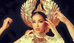 Hé lộ hình ảnh hoa hậu Phạm Hương mặc quốc phục