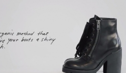 Tuyệt chiêu lau chùi giày, bốt da không cần dùng si