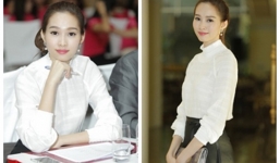 Hoa hậu Đặng Thu Thảo vẫn đẹp hút hồn dù mặc 'kín cổng cao tường'