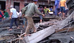 Sập công trình tại Hà Tĩnh: hai người tử vong