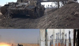 IS nghênh ngang khoe xe tăng, vũ khí 'khủng' cướp được từ Iraq 